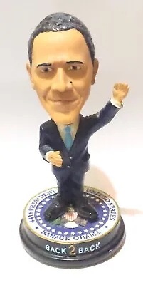 Barack Obama Bobblehead Back 2 Back & 44th President Inscription (circa 2012) • $24.99