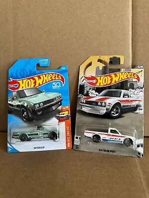 Hot Wheels Lot 2x Datsun 620 Hot Trucks Green / Datsun 620 Truck Series A6 • $12.99