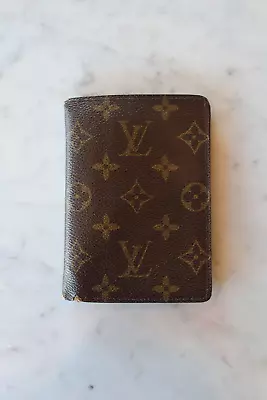 Authentic Vintage Brown Monogram Louis Vuitton Wallet Card Holder Case • $89.99