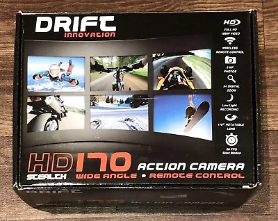 £148.27 • Buy Drift Innovation HD170 Action Video Camera 4X Digital Zoom Remote Control NEW