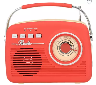 Supersonic Multi-Function Bluetooth Retro Speaker SC-1201BT-PRNT • $39.99