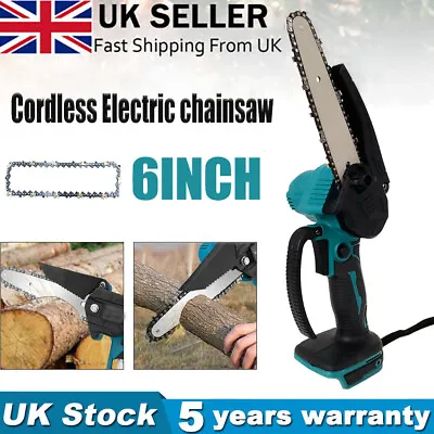 For Makita Electric Cordless 6  Chainsaw One-hand Saw Wood Pruning Cutter Body • £16.49