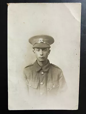 WW1 Soldier East Kent  The Buffs  Regiment Studio Photo Portrait • £8.99