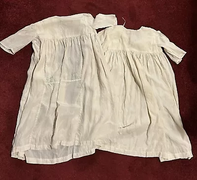 Two Antique Child’s Nightgowns/Dresses . Victorian/Edwardian • £6