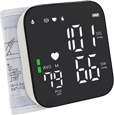 Digital Wrist Blood Pressure Monitor Automatic BP Machine Heart Rate Detection • $15.99