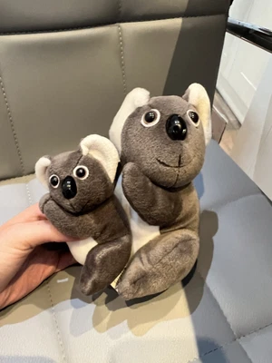 DEAGOSTINI ALL ABOUT MY ANIMAL KINGDOM Soft Toy Plush Set Koala Mum And Baby • £5
