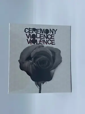 Ceremony Violence Violence Audio CD 2006 Malfunction Records Digipack NEW SEALED • $9.99