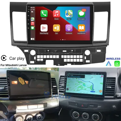 $223.19 • Buy 10.1  Carplay Radio Android Head Unit GPS For Mitsubishi Lancer 10 CJ 2007-2017