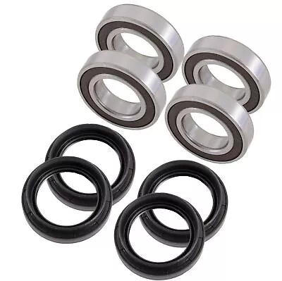 Yamaha Grizzly Front Rear Wheel Bearings And Seals Kit 660 2002 ONLY • $46.95