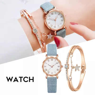 Women Ladies Girls Luxury Watches Bracelets Set For Girlfriend & Sisters Gift AU • $12.90