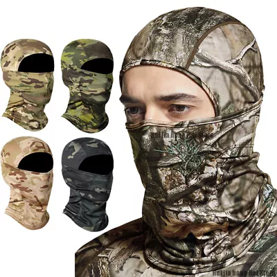 Balaclava Face Mask UV Protection Ski Sun Hood Tactical Camo Masks For Men Women • $8.98