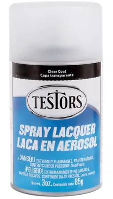 Testors Spray Lacquer 3oz Clear Matte Dullcote 1260T -  075611126005 • $13.85