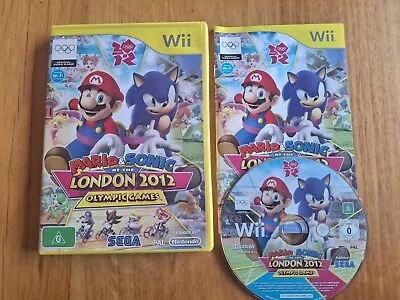Mario & Sonic At The London 2012 Olympic Games - Nintendo Wii Game - PAL - Sega • $19.95
