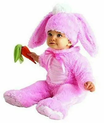 Rubie's Carnival Baby Bunny Costume - Pink 6-12 Months • £12.49