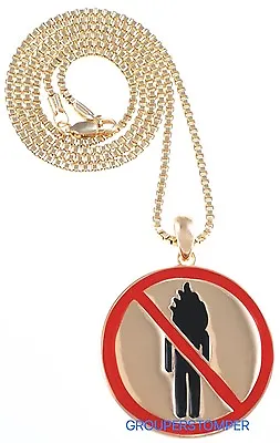 No Monster Necklace New Travis Scott Pendant 24 Inch Box Link Style Chain Rodeo • $14.99