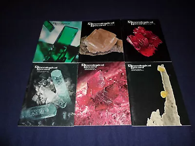 Mineralogical Record Magazine 1978 - All 6 Issues - Unread Condition • $60