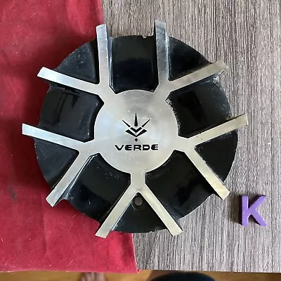 #k 1) Verde Black/ Silver Custom Wheel Center Cap C-430-bm • $69.95