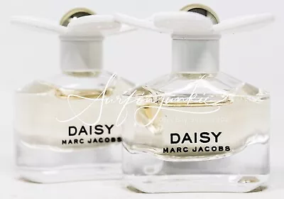 Marc Jacobs Daisy EDT Eau De Toilette Fragrance Splash Mini Travel .13oz 4ml 2pc • $18.47