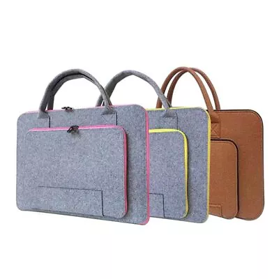 Large Capacity Felt Commute Briefcases Document Business Briefcases  Lawyer • $26.09