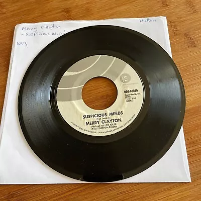 MERRY CLAYTON 7  Oh No Not My Baby Suspicious Minds ODE 45 Northern Soul A1043 • $8.50