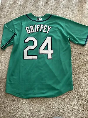 New Ken Griffey Jr Jersey Teal Green Men's Adult Medium Seattle Mariners #24 • $45