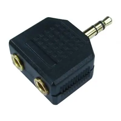 3.5mm Headphone Splitter Adapter AUX Earphone Stereo Jack Plug Y Splitter • £1.99