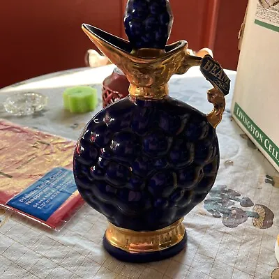 Vintage 1969 Jim Beam Whiskey Decanter Purple Grapes Bar Collectible • $7