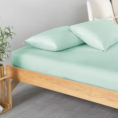 $25 • Buy Ramesses 2000TC Bamboo Fitted Sheet Combo Set