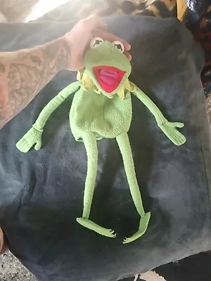 Vintage Rare EDEN Muppets Kermit Frog Large Plush Full Body Hand Puppet • $49.99