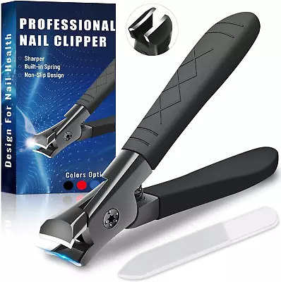 Nail Clippers For Men  Women Thick Nails Professional Large Heavy Duty Toe Nail • $9.87