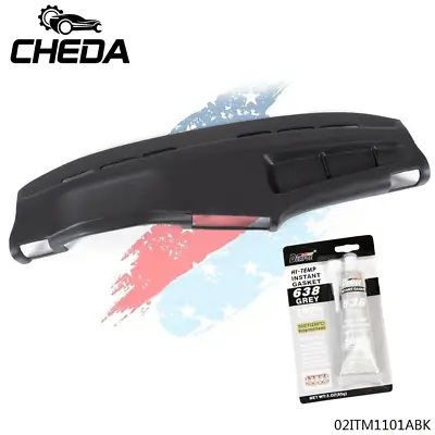 Dashboard Cover Overlay Fit For BMW E30 3 Series Dash Black 1984-1990 318i 325i • $53.89