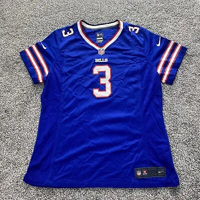 EJ Manuel Jersey Adult Extra Large Blue Nike Buffalo Bills Football NFL Mens • $41.99