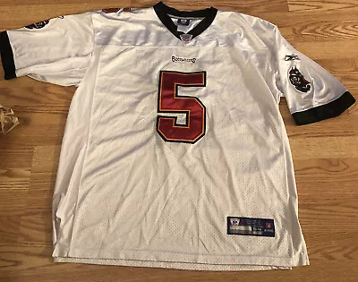 Vintage Tampa Bay Buccaneers Josh Freeman #5 Reebok Jersey Size 54 White NFL • $49.99