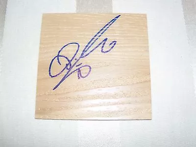 Devin Harris Dallas Mavericks NBA Autographed Floor Board  4  X 4  • $25.60