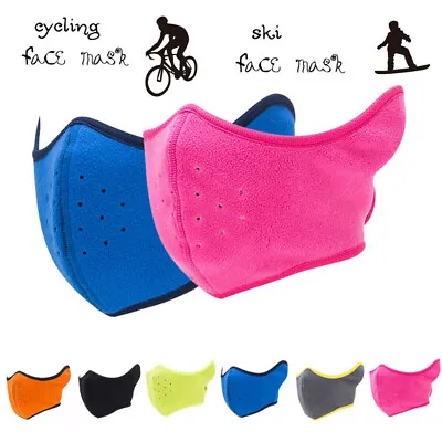 Winter Cold Weather Fleece Mask Ski Ear Muff Ear Warmer Cover Thermal Face Mask • $3.99