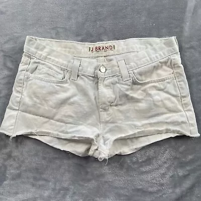 J Brand Shorts Womens 28 White Powder Blue Tie Dye Denim Cut Off Daisy Dukes • $19.99