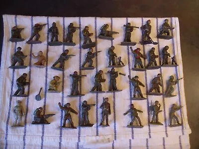 Lone Star 32 Plastic Toy Soldiers 1/32 Scale British & American Troops • £2.20