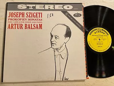 RARE Szigeti Violin Balsam Prokofiev LP Mercury Living Presence Stereo PROMO EX! • $79.99