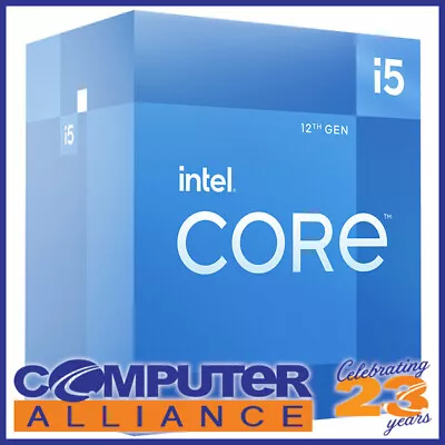 Intel S1700 Core I5 12400F 6 Core CPU 2.5GHz BX8071512400F • $235