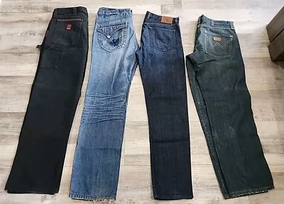 Lot Of Men's Size 34x32 Jeans Lucky Brand Wrangler Verdo • $60