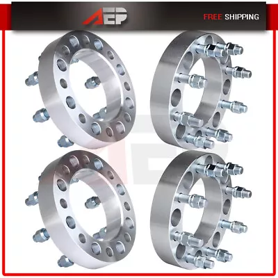 4X 8x6.5 1.5  Wheel Spacers 9/16 X18 For Dodge Ram 2500 3500 Ford F-250 F-350 • $104.48