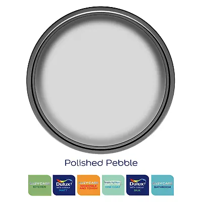 £27.99 • Buy Dulux Paint Polished Pebble Matt Or Silk Emulsion Various Finishes 2.5L Or 5L