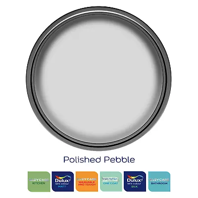 £27.99 • Buy Dulux Paint Polished Pebble Matt Or Silk Emulsion Various Finishes 2.5L Or 5L