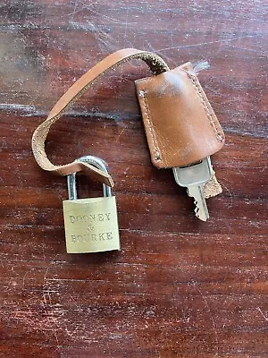 Vintage Dooney And Bourke Lock And Key Leather Case • $45