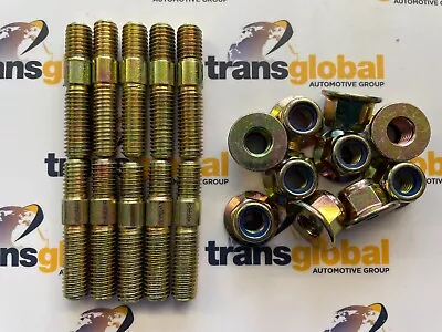 £14.95 • Buy Exhaust Manifold Studs & Nuts X10 For Land Rover 300tdi M10 35mm