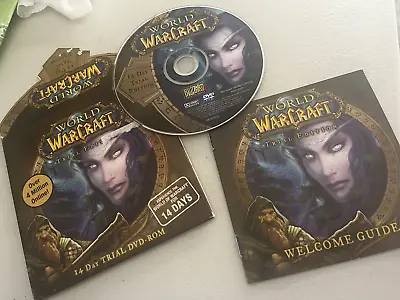 2000 SDCC Promo World Of Warcraft WOW Trial Edition DVD-ROM Disc & Booklet • $25