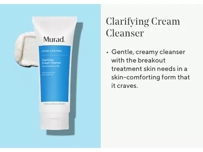 Murad Clarifying Cream Cleanser 6.75  Fl Oz Brand New Exp 6/24 • $14.99