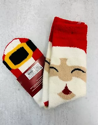 Wondershop Men's Super Soft Crew Santa Christmas Socks Fits Sizes 6-12 • $7.99