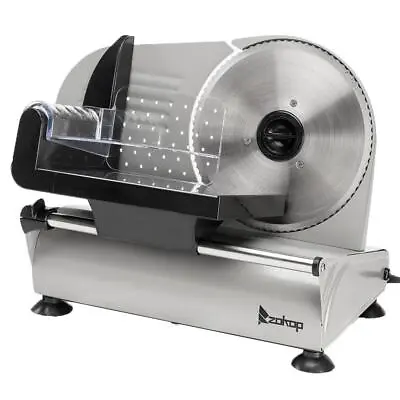 150W Ham Commercial Electric Meat Food Slicer Steel Cheese Cutter Kitchen 7.5  • $56.99