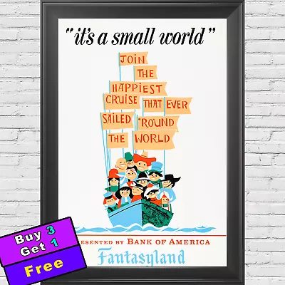 It's A Small World Attraction Poster 12  X 18  Disneyland & Magic Kingdom • $9.99